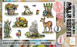 #1116 - A6 Stamp Set - Team Furballs