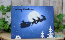 Santa Silhouette Die