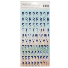 Set Sail Alphabet Thickers Stickers