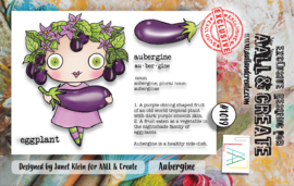 #1019 - A7 Stamp Set - Aubergine