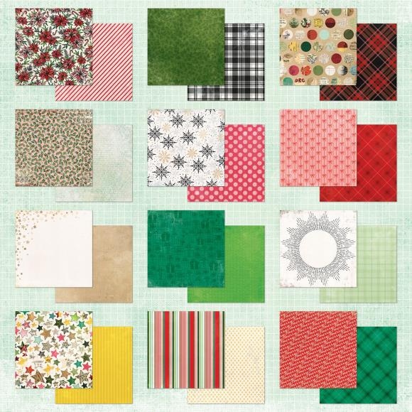 Mistletoe And Memories Paper Pad 12"X12"