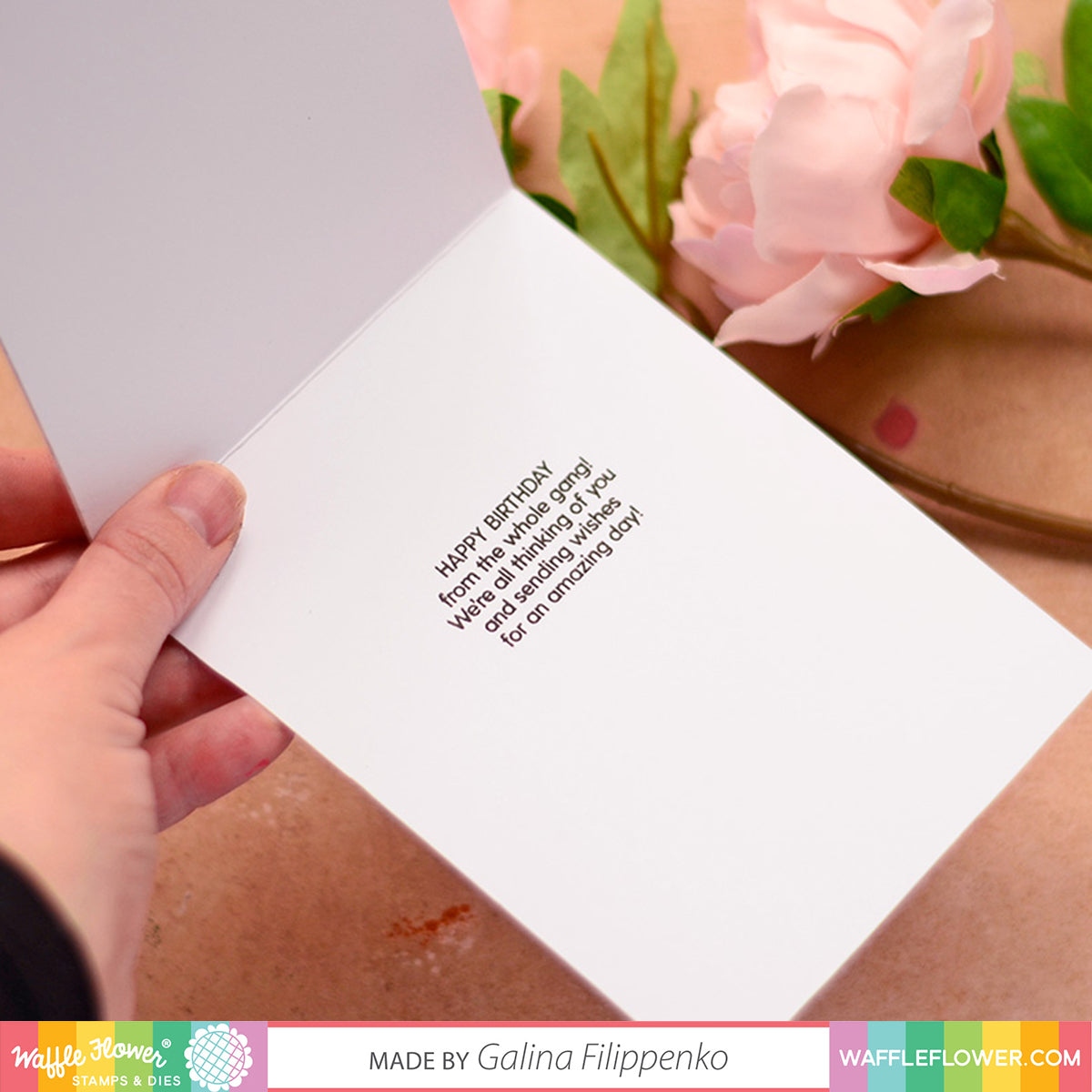 Inside Sentiments Birthday Stamp Set