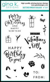 Sketched Wreath Builder Stamps