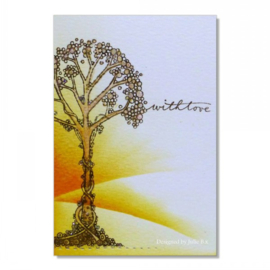 LAV327 Zen Tree Stamp