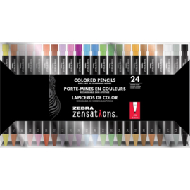 Zensations Colored Pencils 24 Assorted