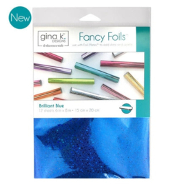 Brilliant Blue Fancy Foils 6" x 8"