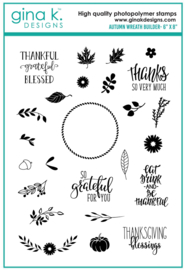 Autumn Wreath Builder Stamps
