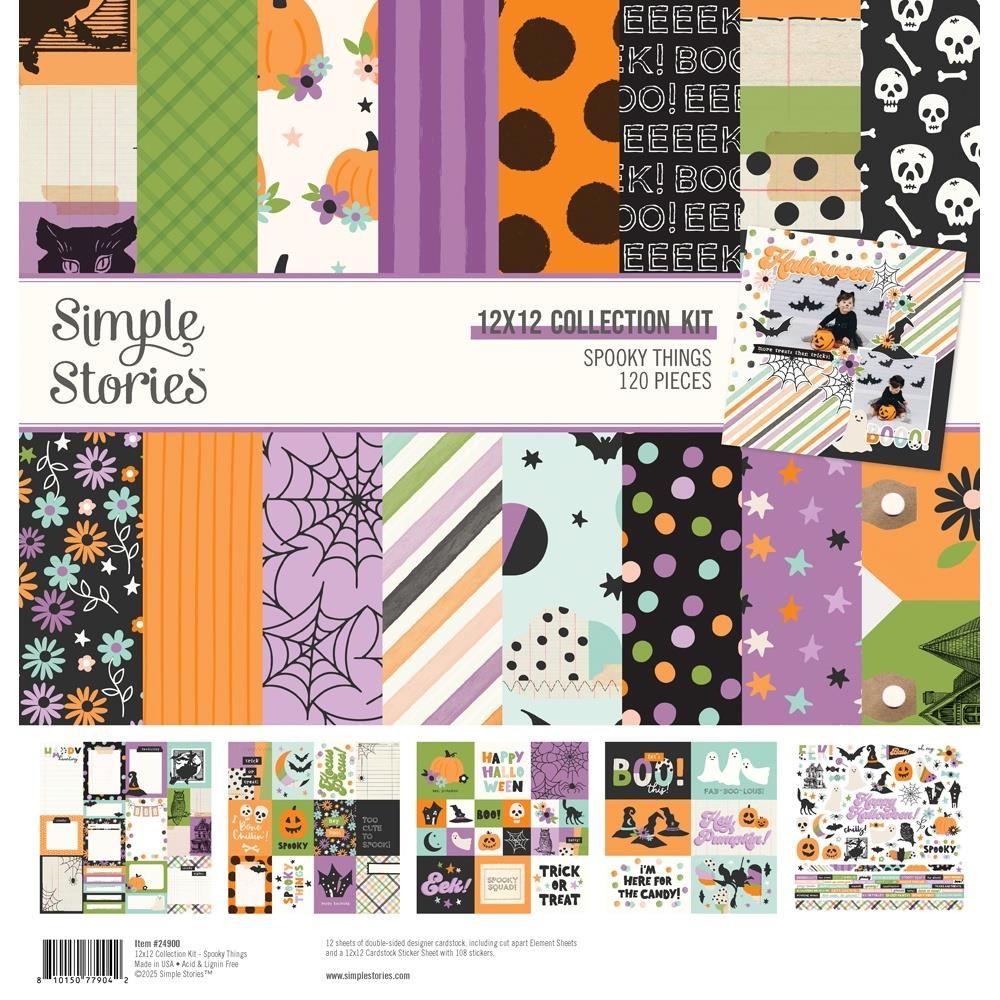 Spooky Things Collection Kit 12"X12"