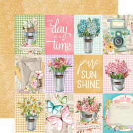 Simple Vintage Flower Shoppe 3X4 Elements