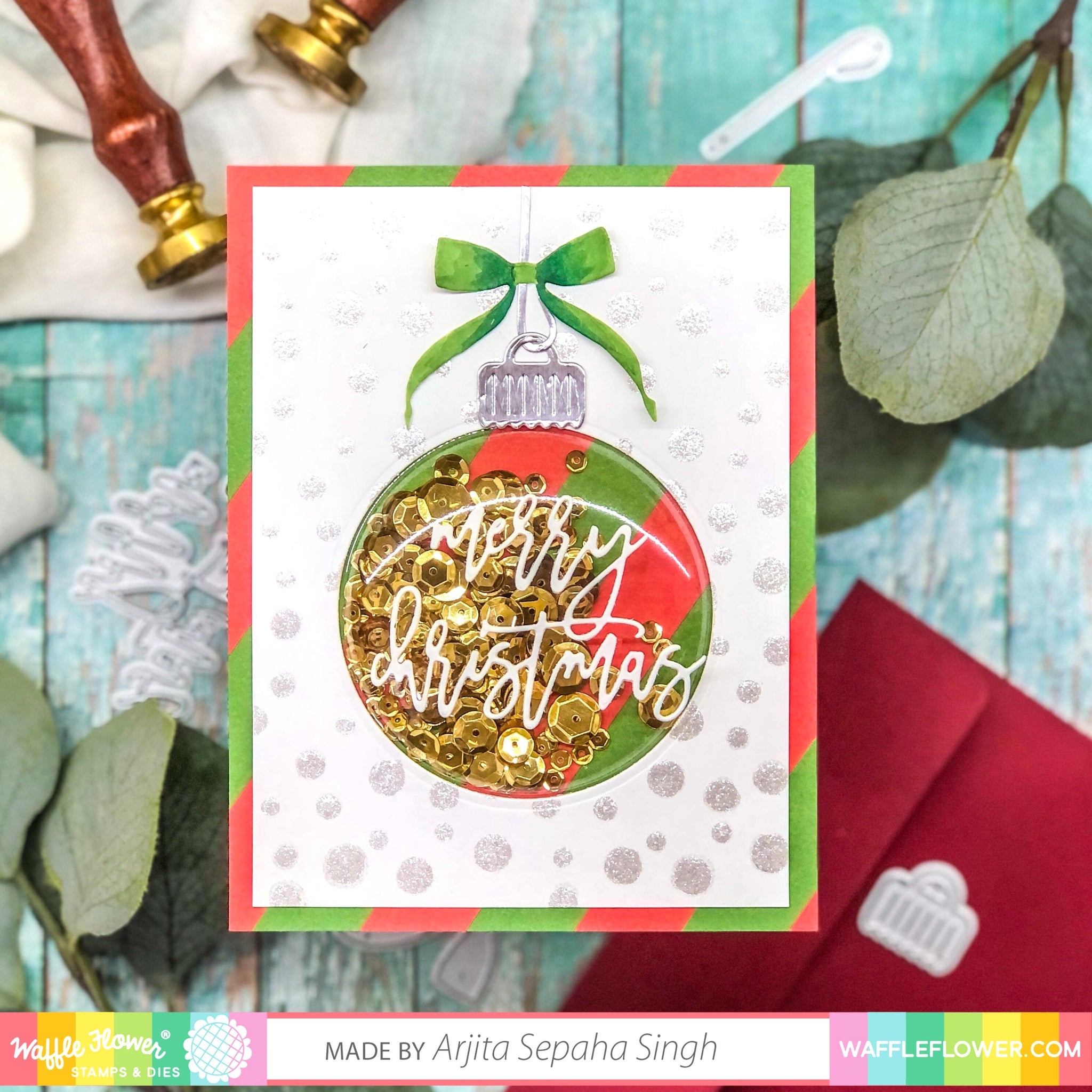 Shaker Circle Christmas Add-on Die