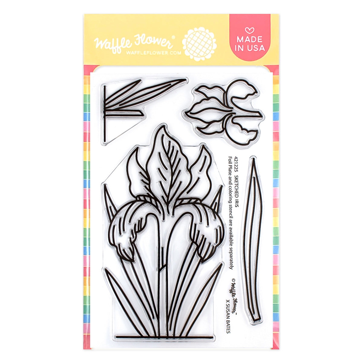 Sketched Iris Stamp Set