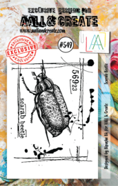 #0549 Scarab Beetle A7 Clear Stamp Set