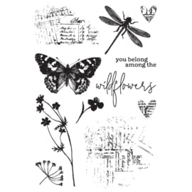 Meadow Flowers Clear Stamps Photopolymer