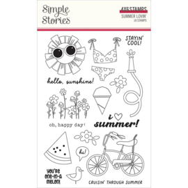Summer Lovin' Photopolymer Clear Stamps
