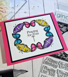 Butterfly Frame Stamps