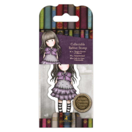 Gorjuss Mini Rubber Stamp - Little Violet