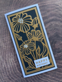 Perfect Poppies Mini Slimline Plate Die