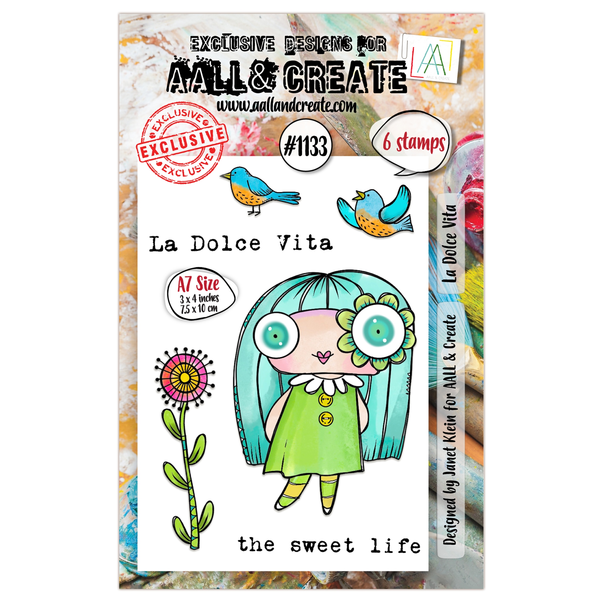 #1133 La Dolce Vita A7 Stamp Set