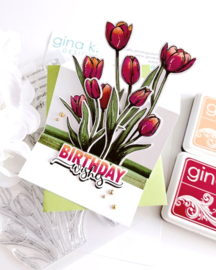 Tranquil Tulips Stamps