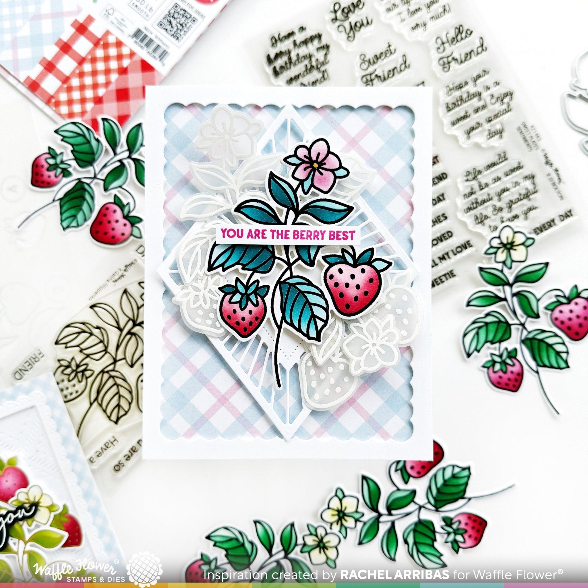 Sweet Strawberry Matching Die
