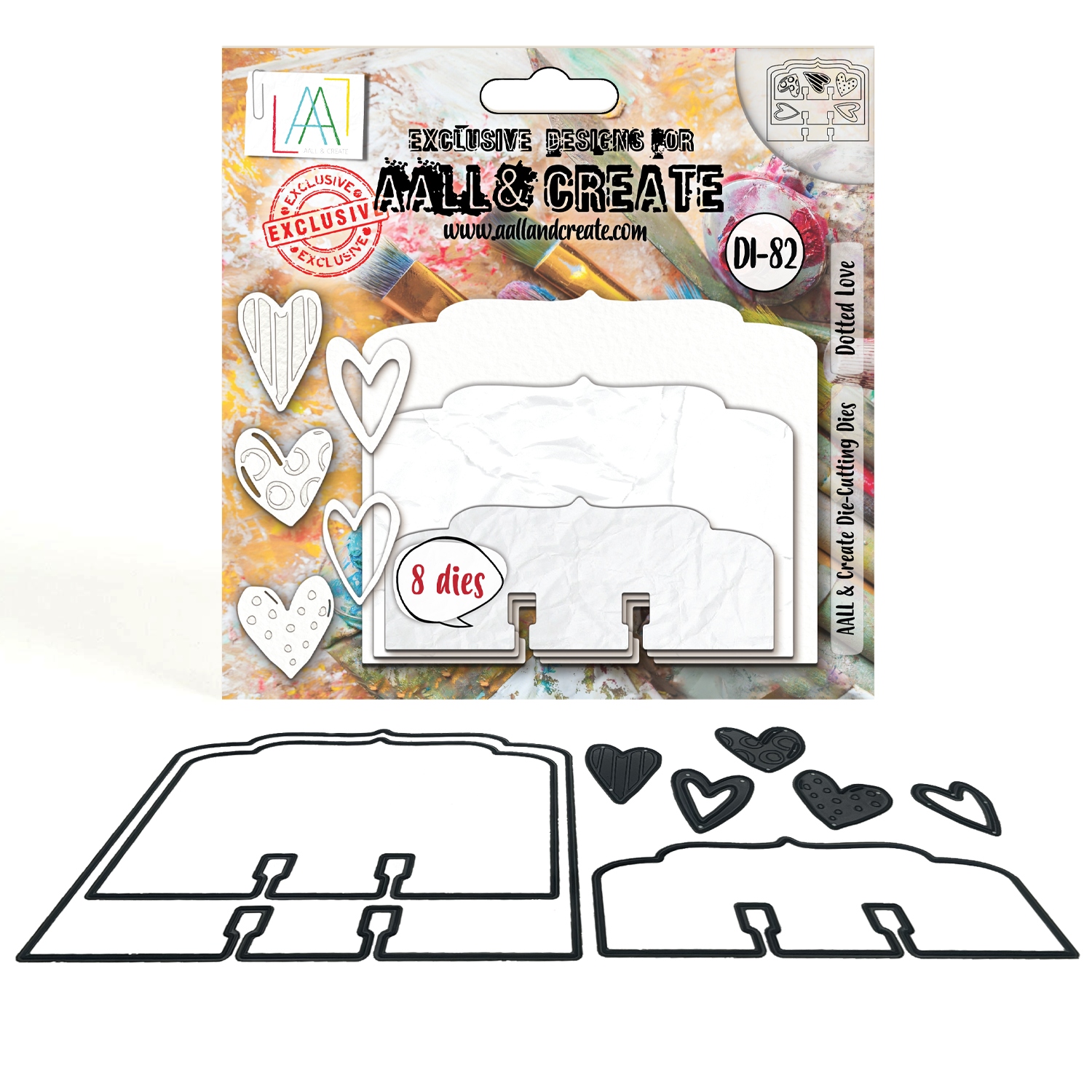 #082 Dotted Love MemoryDex Cutting Die Set