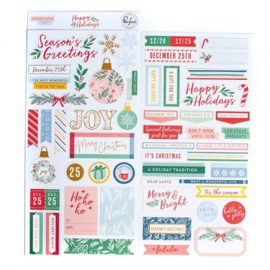 Happy Holidays Cardstock Stickers