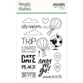 Happy Travels Stamps