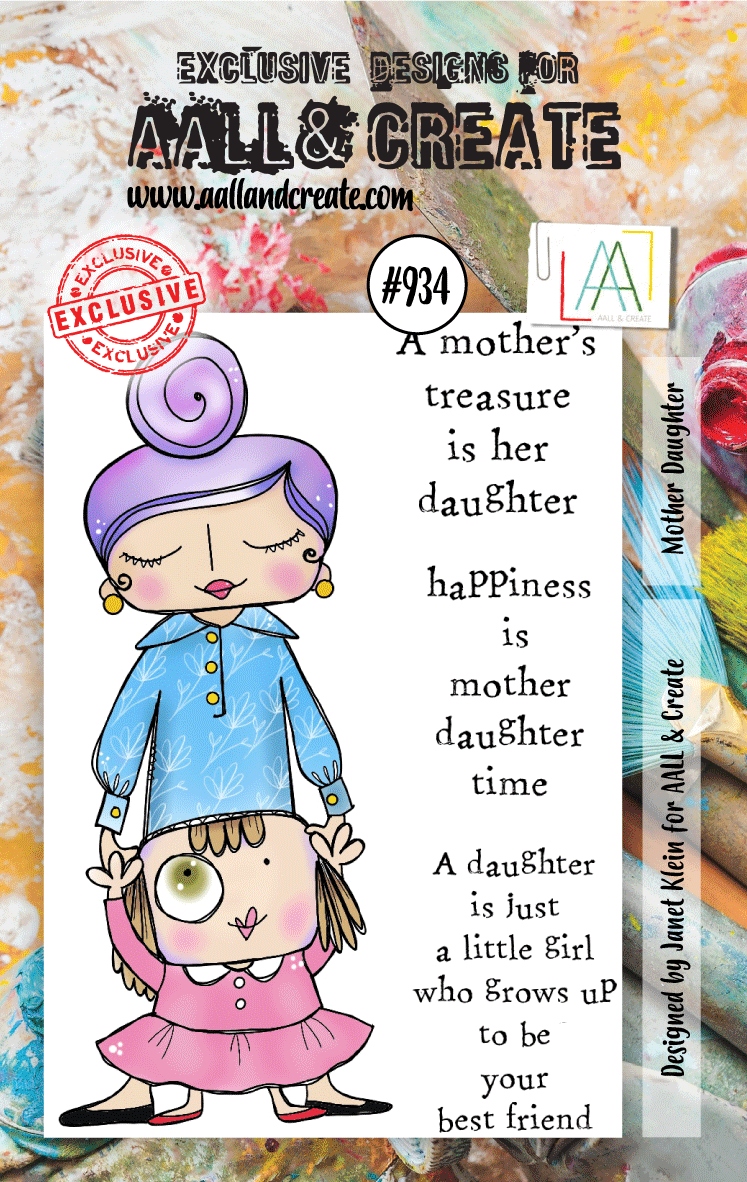 #0934 Mother Daughter A7 Stamp Set