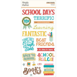 Book Fair Foam Stickers