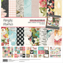 Simple Vintage Cottage Fields Collection Kit 12"X12"
