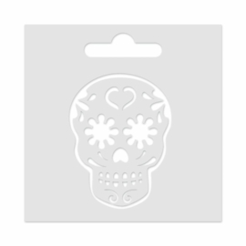 Mini Stencil Sugar Skull