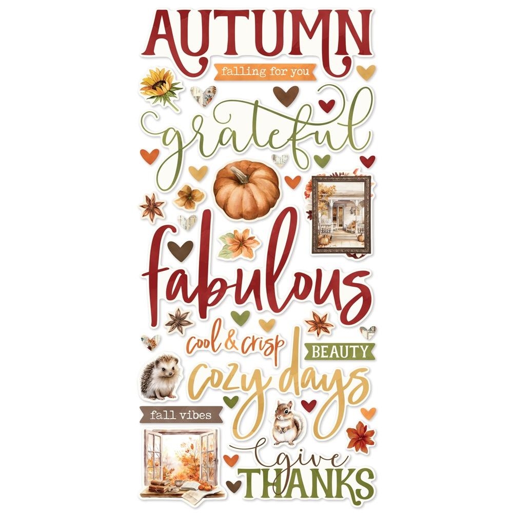 Autumn Breeze Foam Stickers