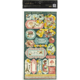Ephemera Queen Cardstock Stickers
