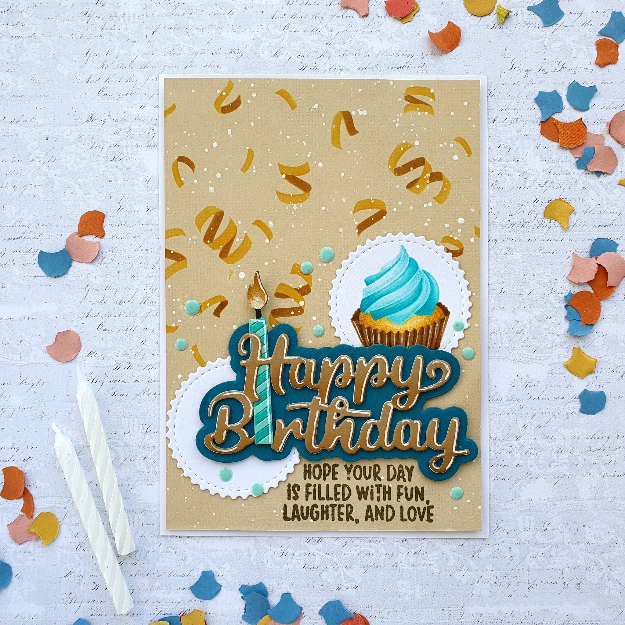 Inside Sentiments Birthday 2 Stamps