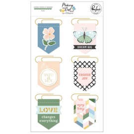 Making The Best Of It Layered Paperclip Banner Stickers