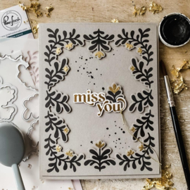 Die Set Sweet Leaves Frame