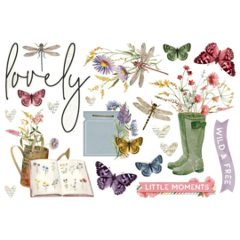 Simple Vintage Meadow Flowers Simple Pages Page Pieces