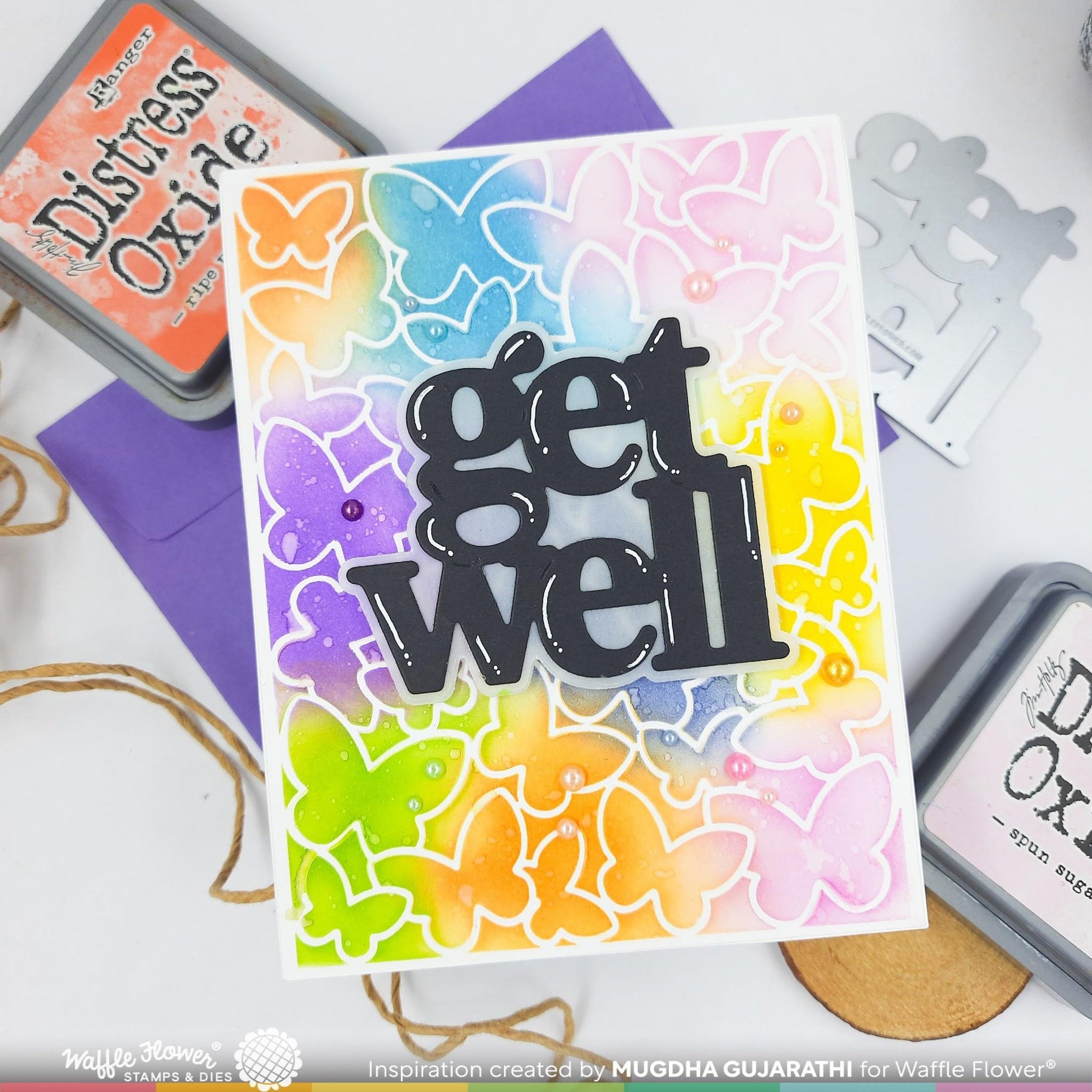 Oversized Get Well Print Die