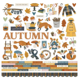 Acorn Lane Stickers 12"X12"