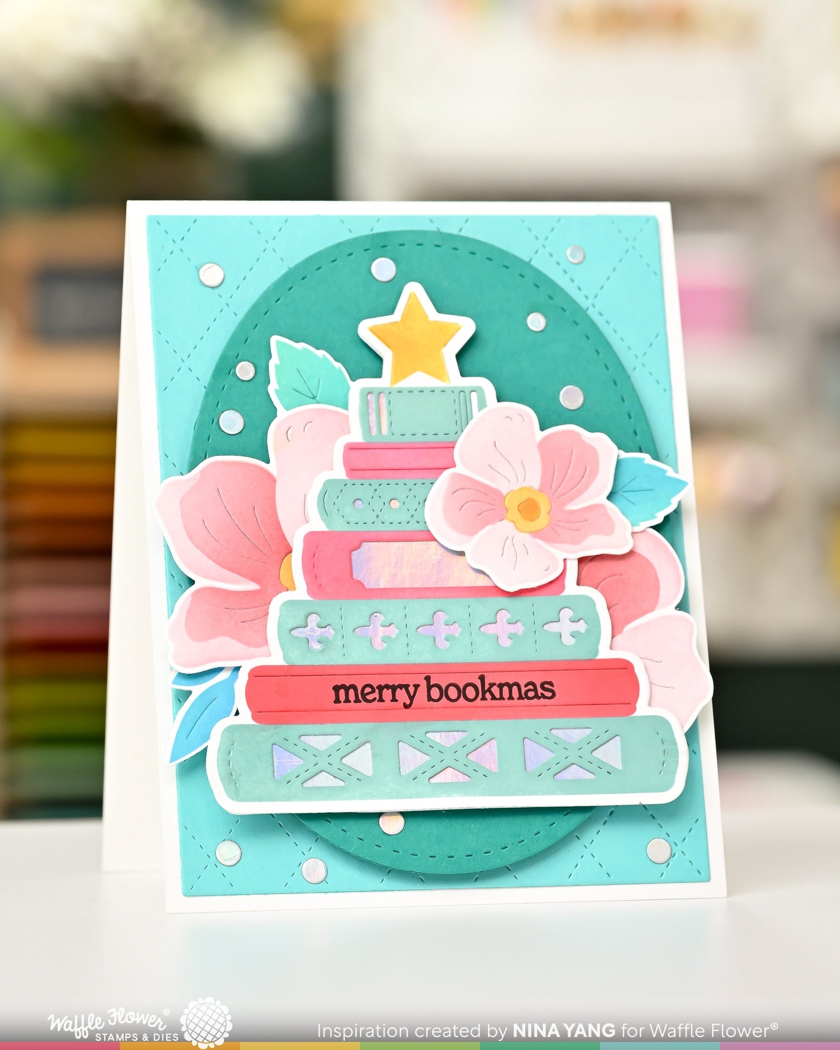 Merry Bookmas Sentiments Stamp Set