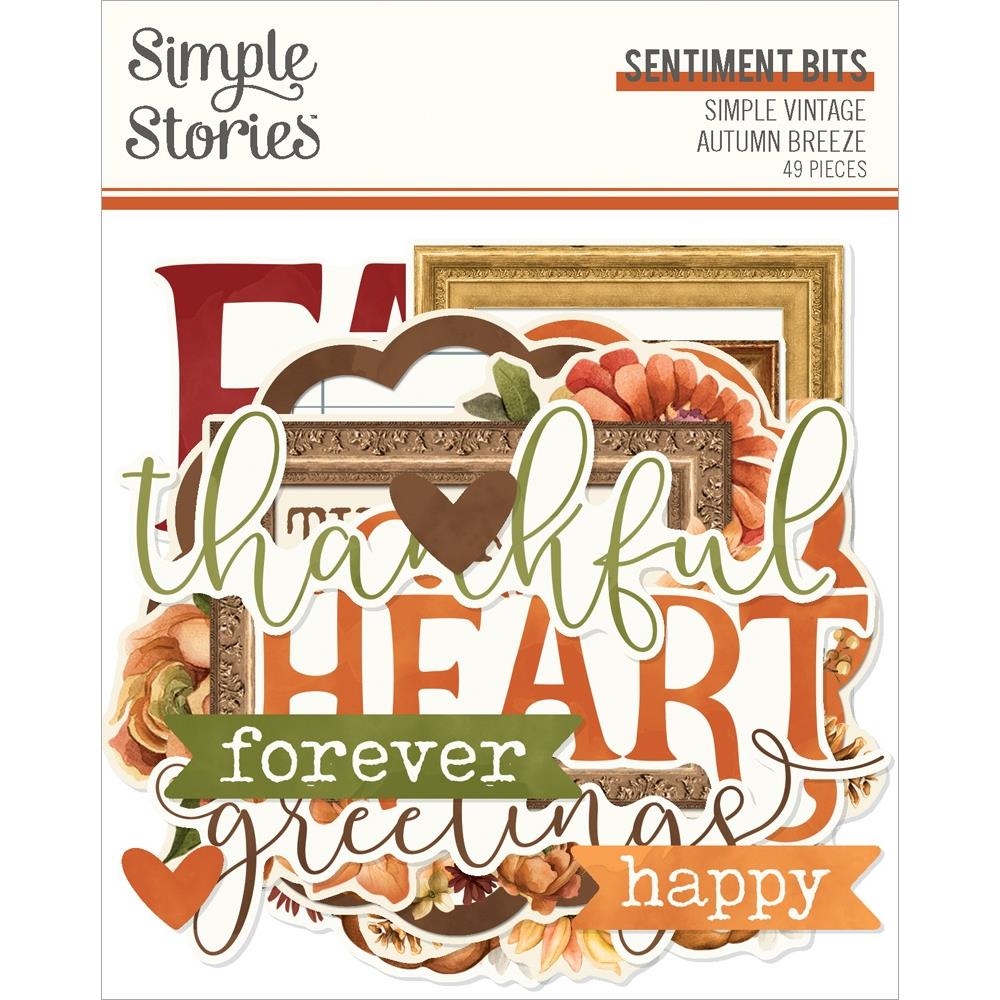 Autumn Breeze Bits & Pieces Die-Cuts Sentiment