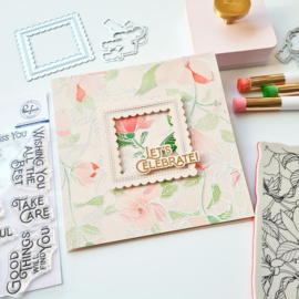 Magnolia Pattern Layering  Stencils 6"X6"