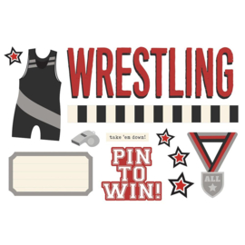 Wrestling Simple Pages Page Pieces