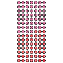 Color Palette Foam Stickers Type Keys Warm