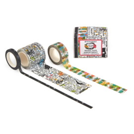 Vintage Aristry Sunburst Washi Tape Set