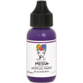 Dina Wakley Media Acrylic Paint 1oz Blackberry