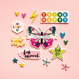 Brave & Bold Thickers Stickers Be Bold