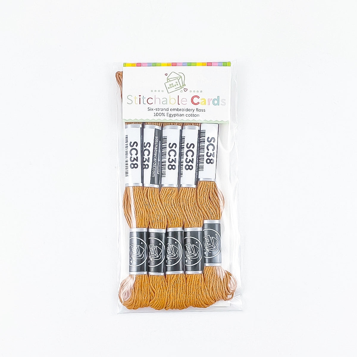 SC38 Embroidery Floss - Tan 5/pk