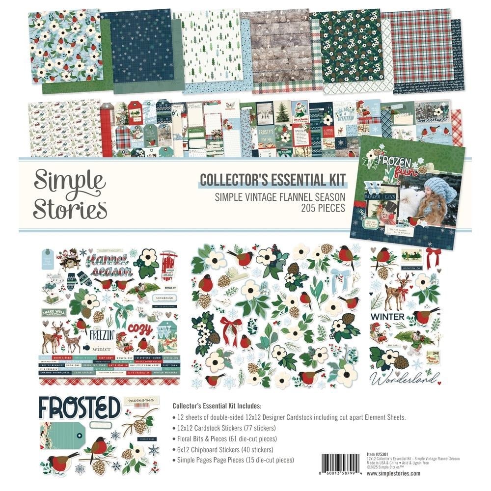 Flannel Season Collector's Essential Kit 12"X12"
