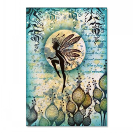 LAV508 Wild Vines Stamp
